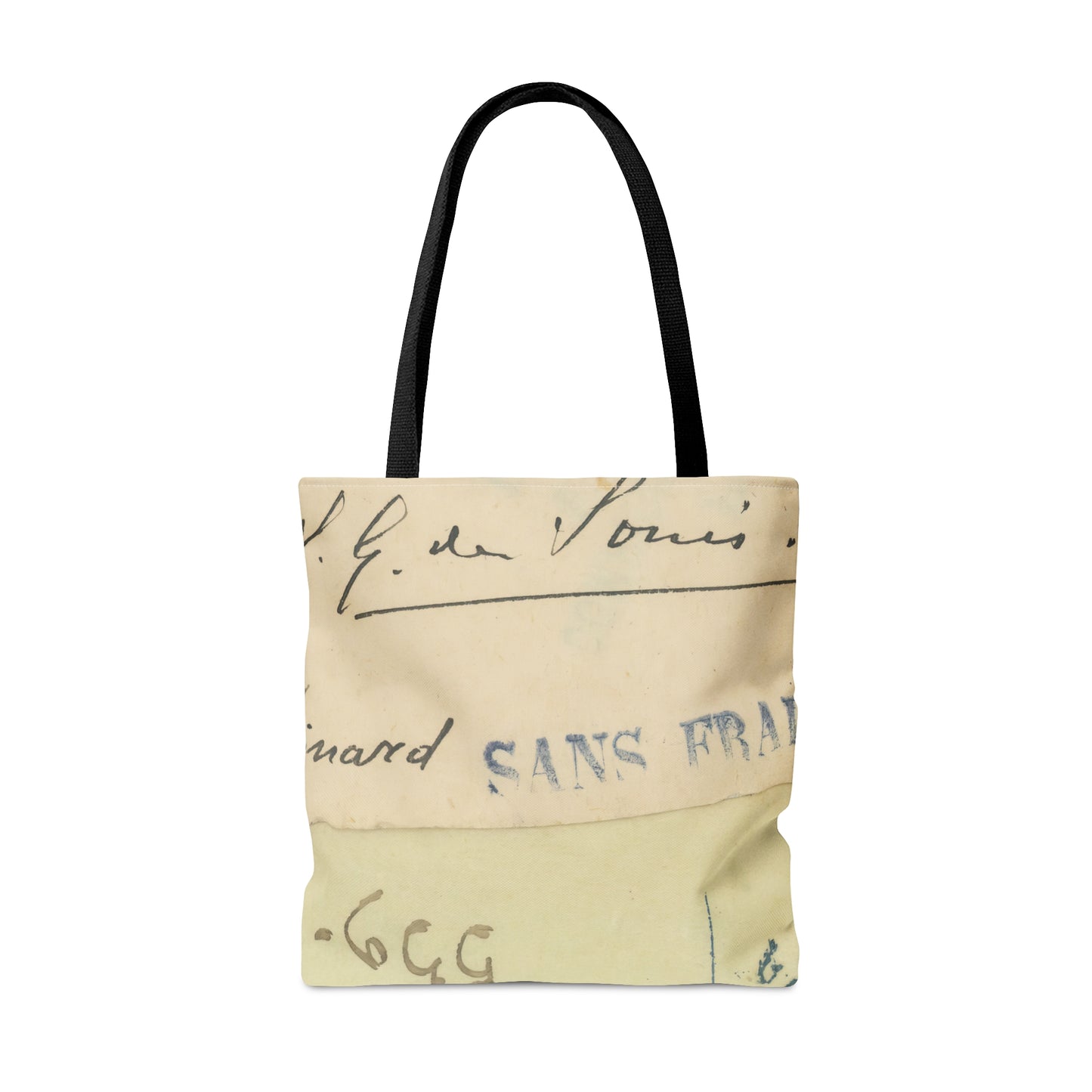 Vintage Letter Tote Bag
