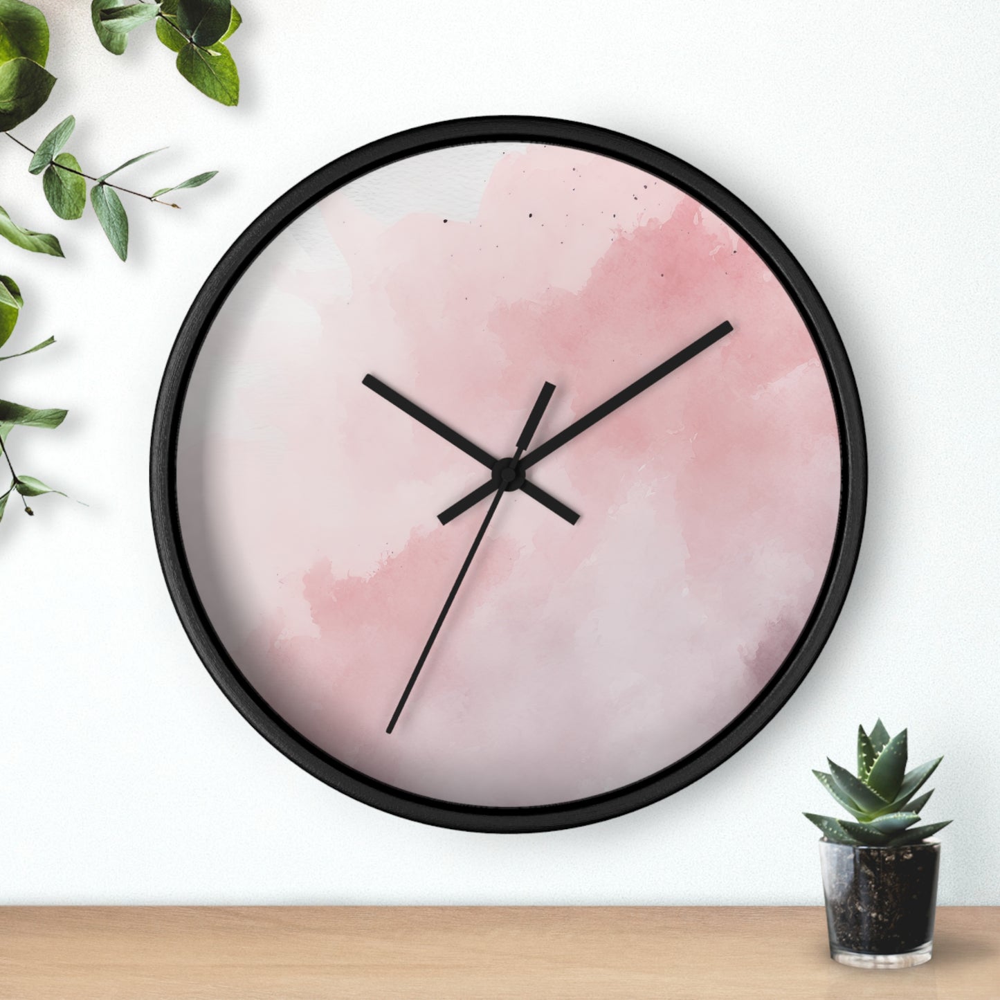 Soft Gradient Clouds Wall Clock