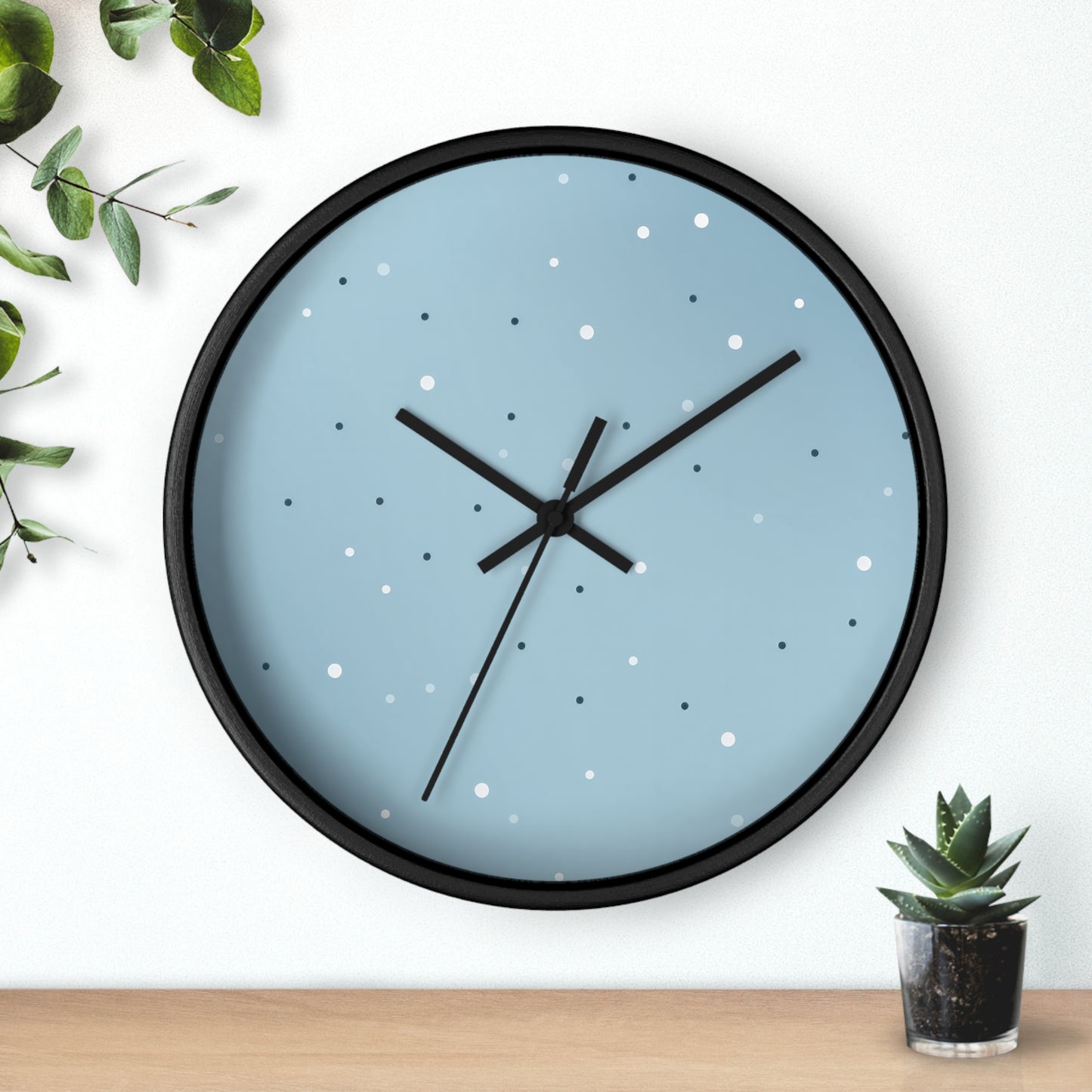 Random Polka Dot Wall Clock