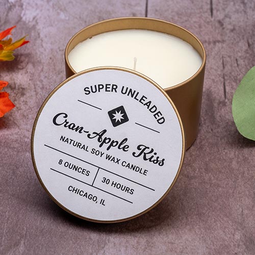 Cran-Apple Kiss Natural Soy Wax Candle