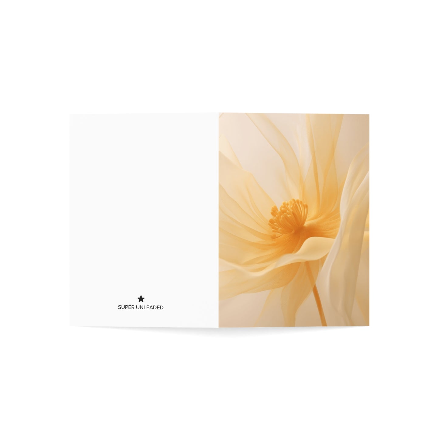 Yellow Flower Fabric Photo — Blank Cards (Set of 10)