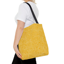 Load image into Gallery viewer, Yellow Maze Tote Bag
