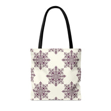 Load image into Gallery viewer, Fancy Snowflakes Tote Bag
