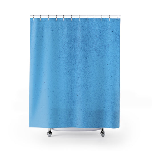 Distressed Blue Shower Curtains