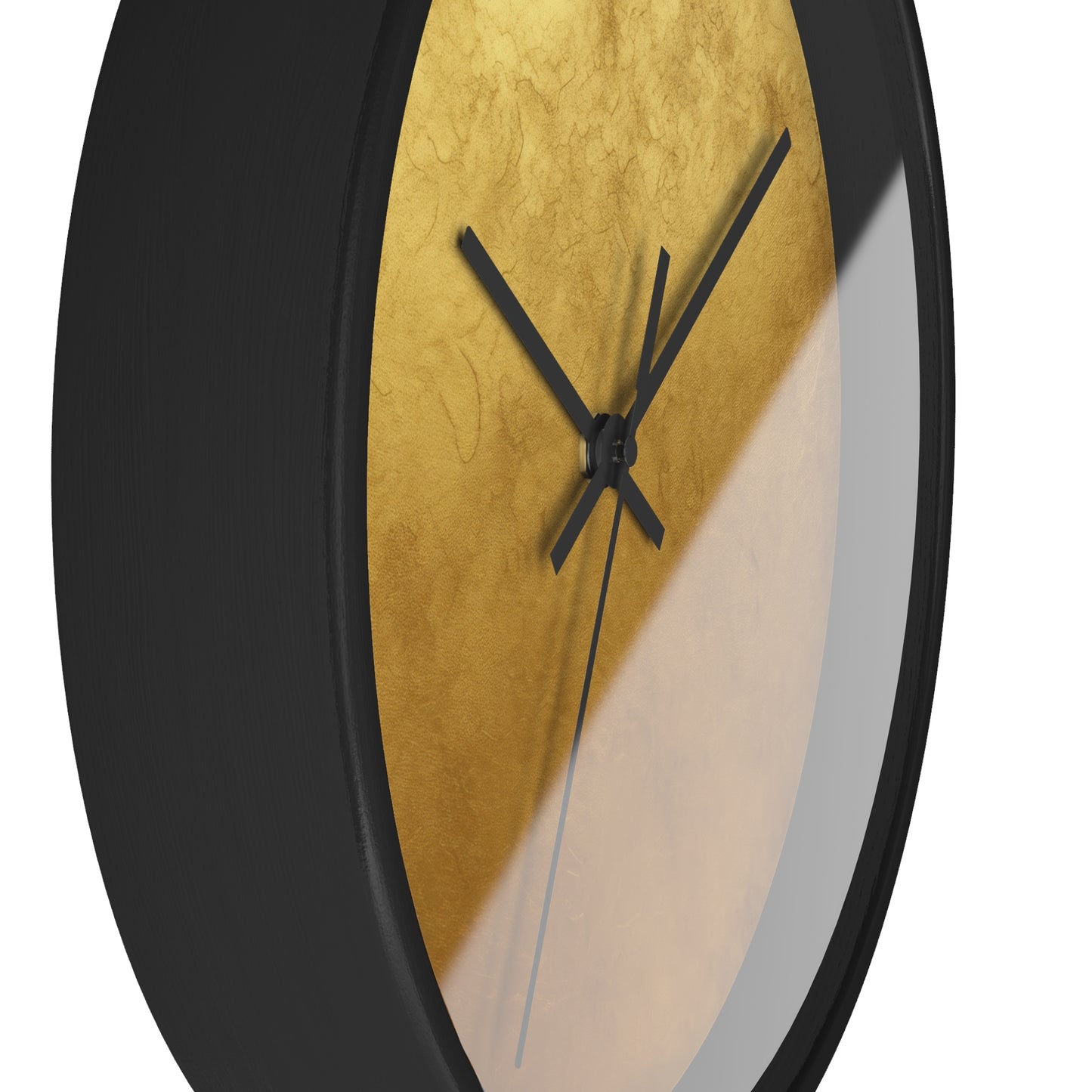 Gold Texture Wall Clock