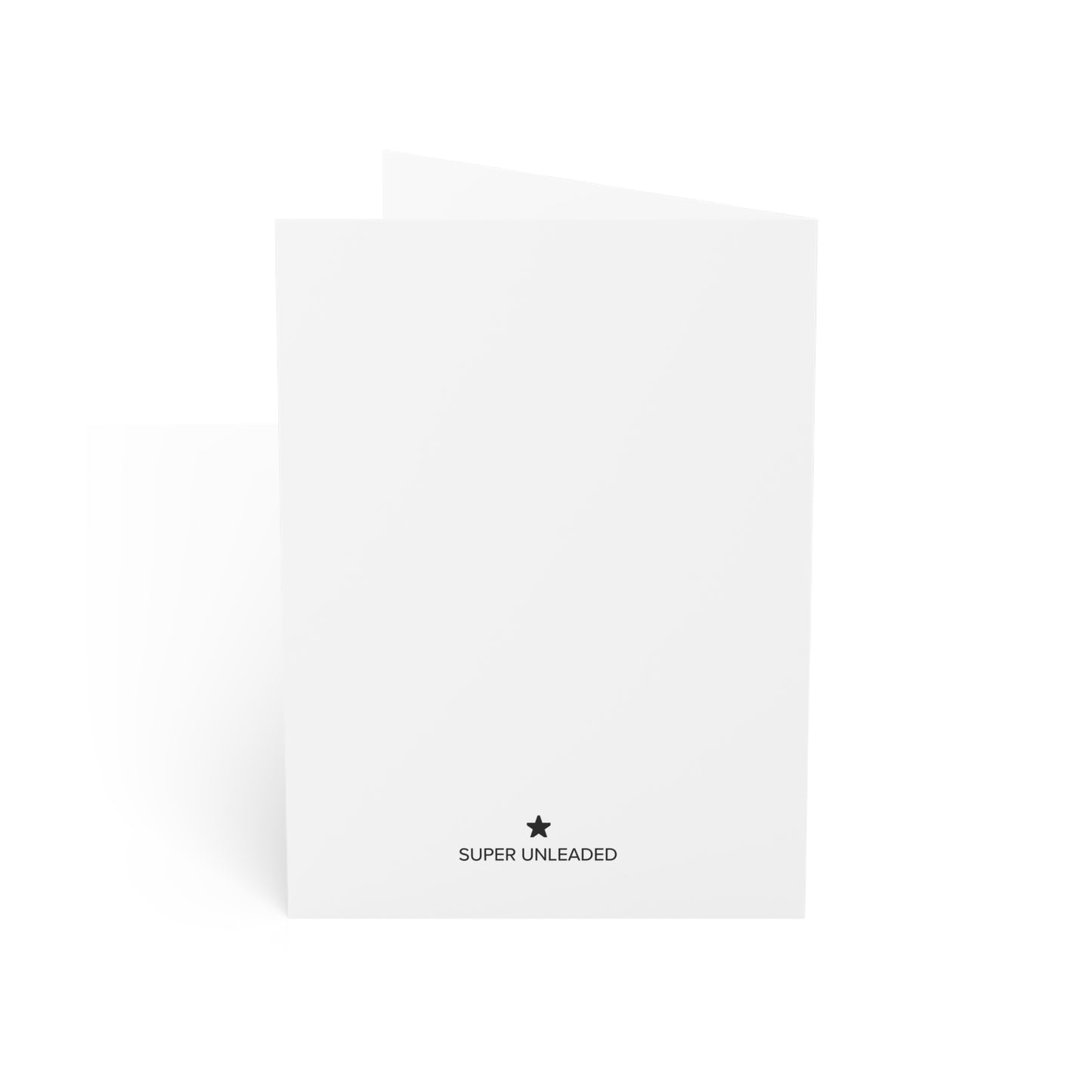 Abstract Red Tile — Blank Card (Set of 10)