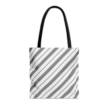 Load image into Gallery viewer, Diagonal Stripe Tote Bag
