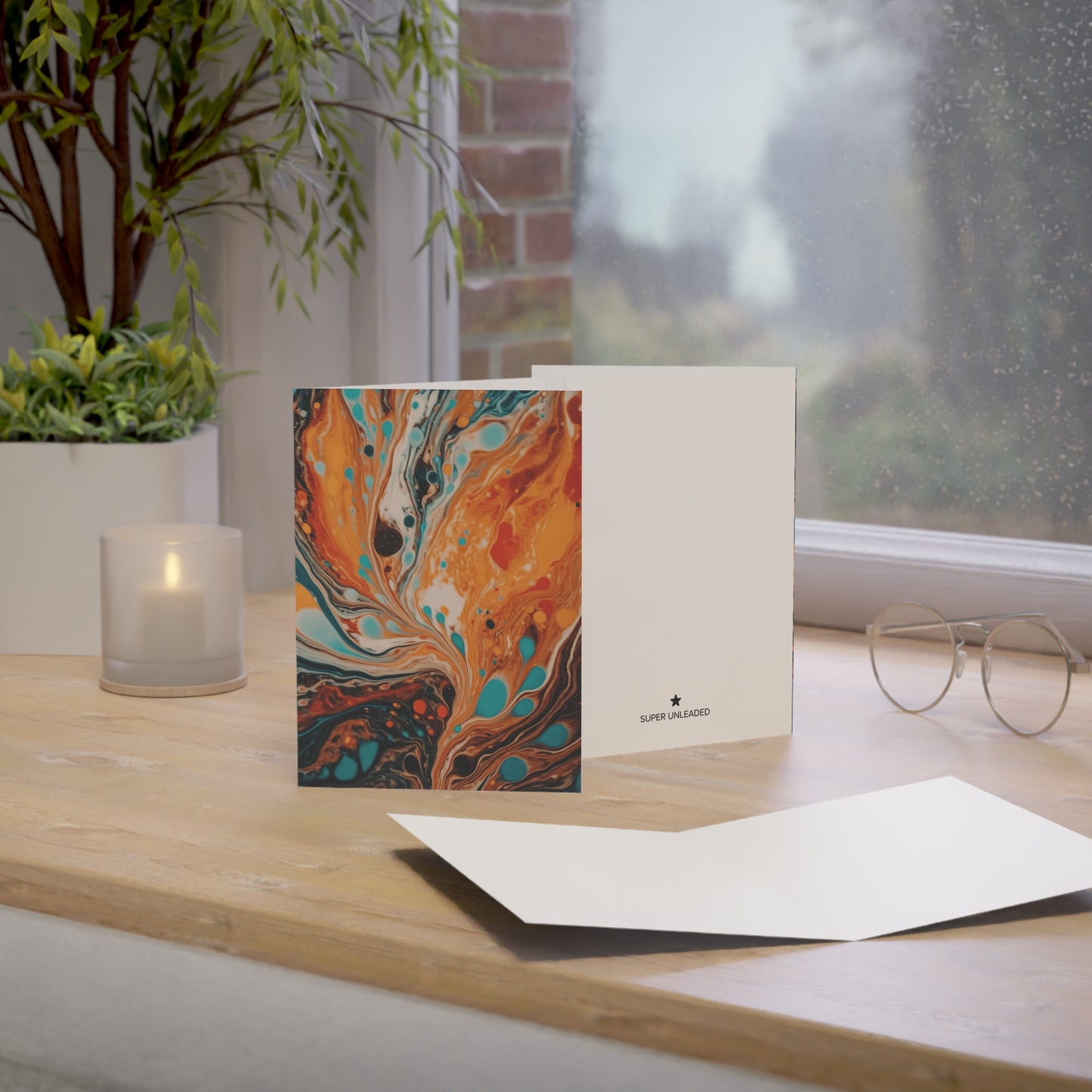 Colorful Flow — Blank Cards (Set of 10)