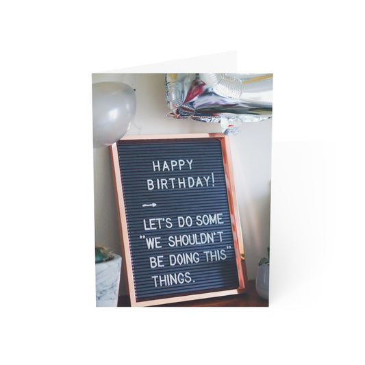 Do Things on Your Birthday — Blank Cards (Set of 10)