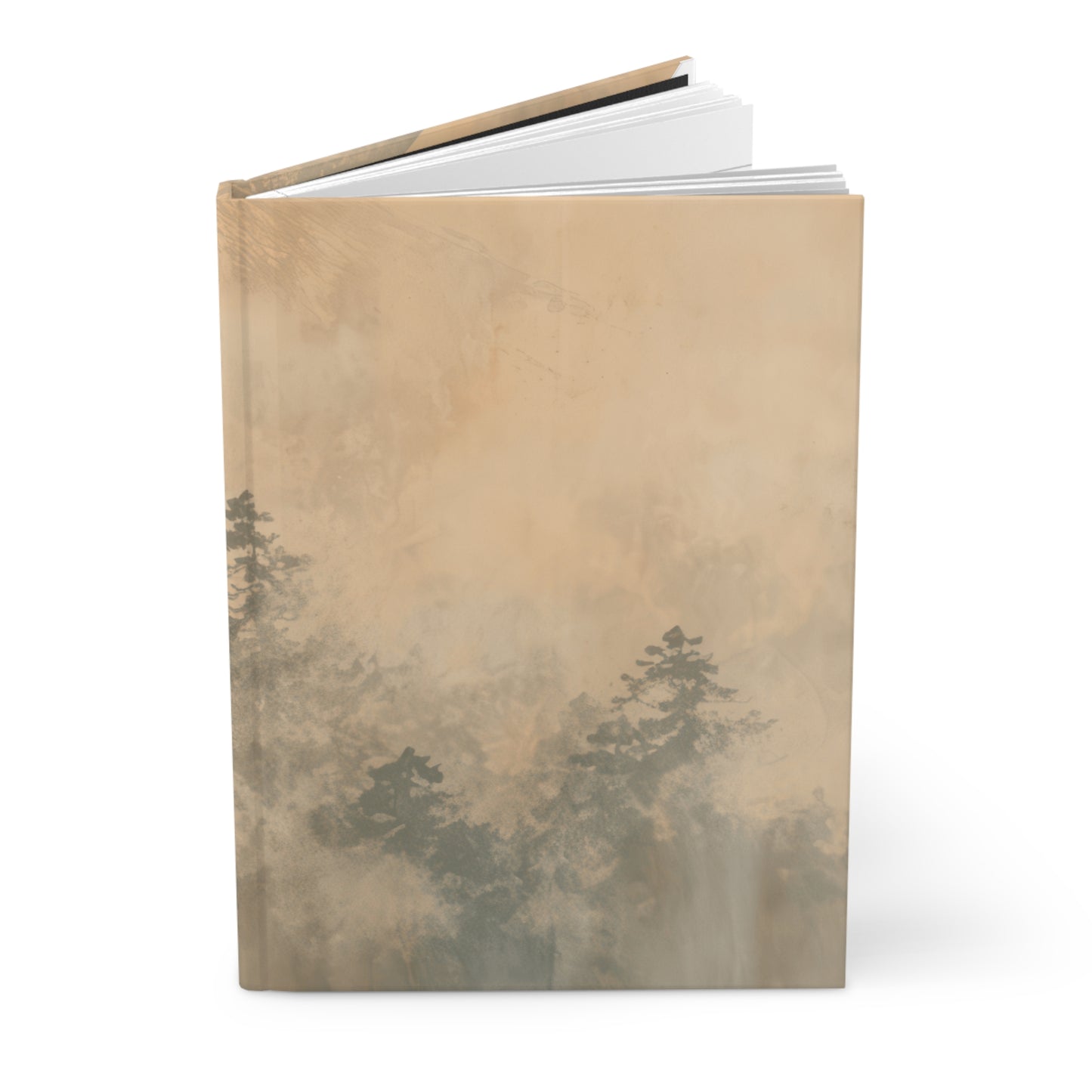 Forest Mist Lined Journal Notebook, Hardcover Journal for Work, School, Travel, 150 Pages, 5.75”x8”