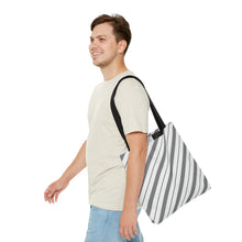 Load image into Gallery viewer, Diagonal Stripe Tote Bag
