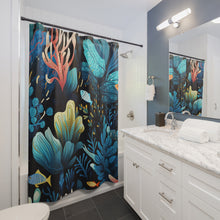 Load image into Gallery viewer, Underwater Fishes Shower Curtains
