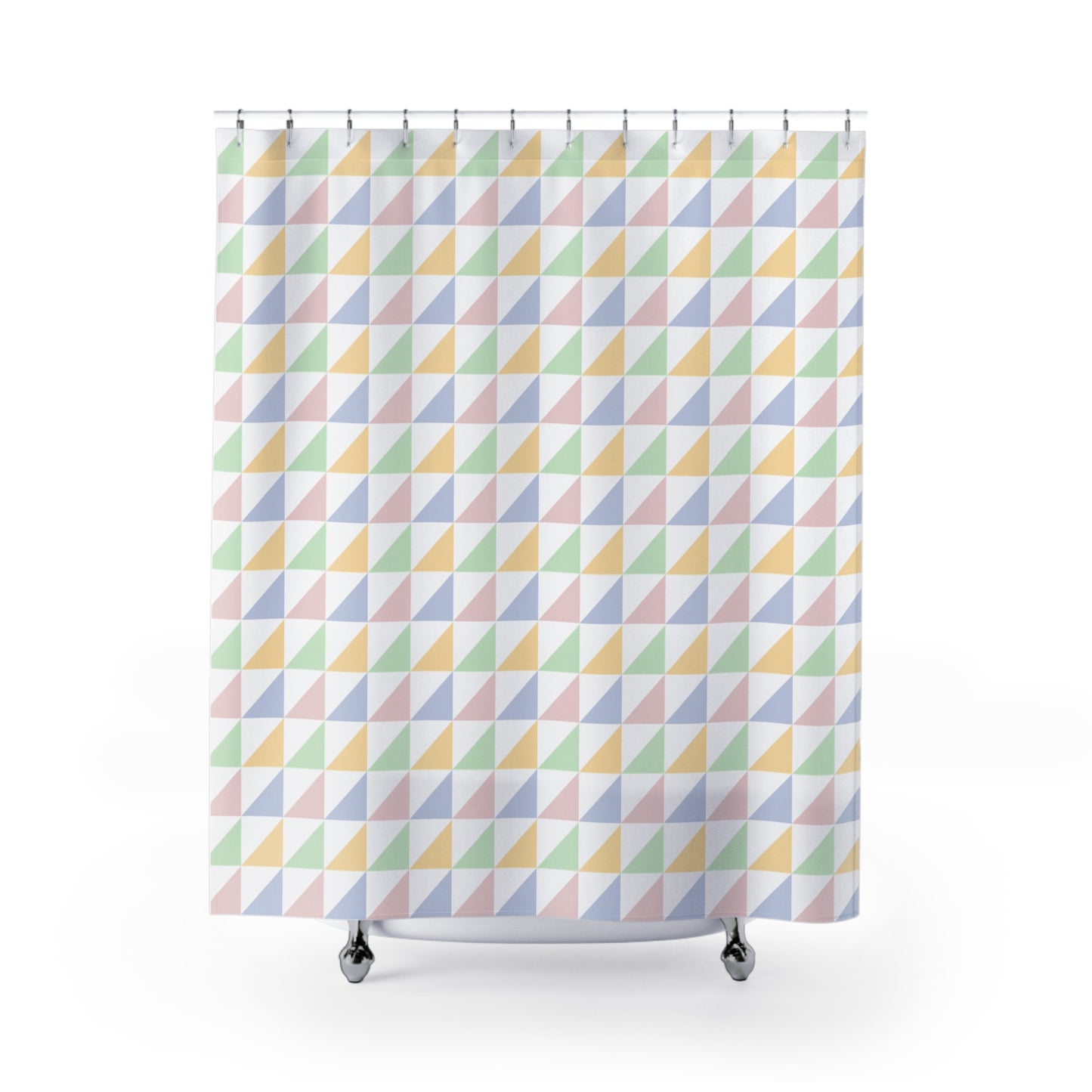 Colorful Triangles Shower Curtain
