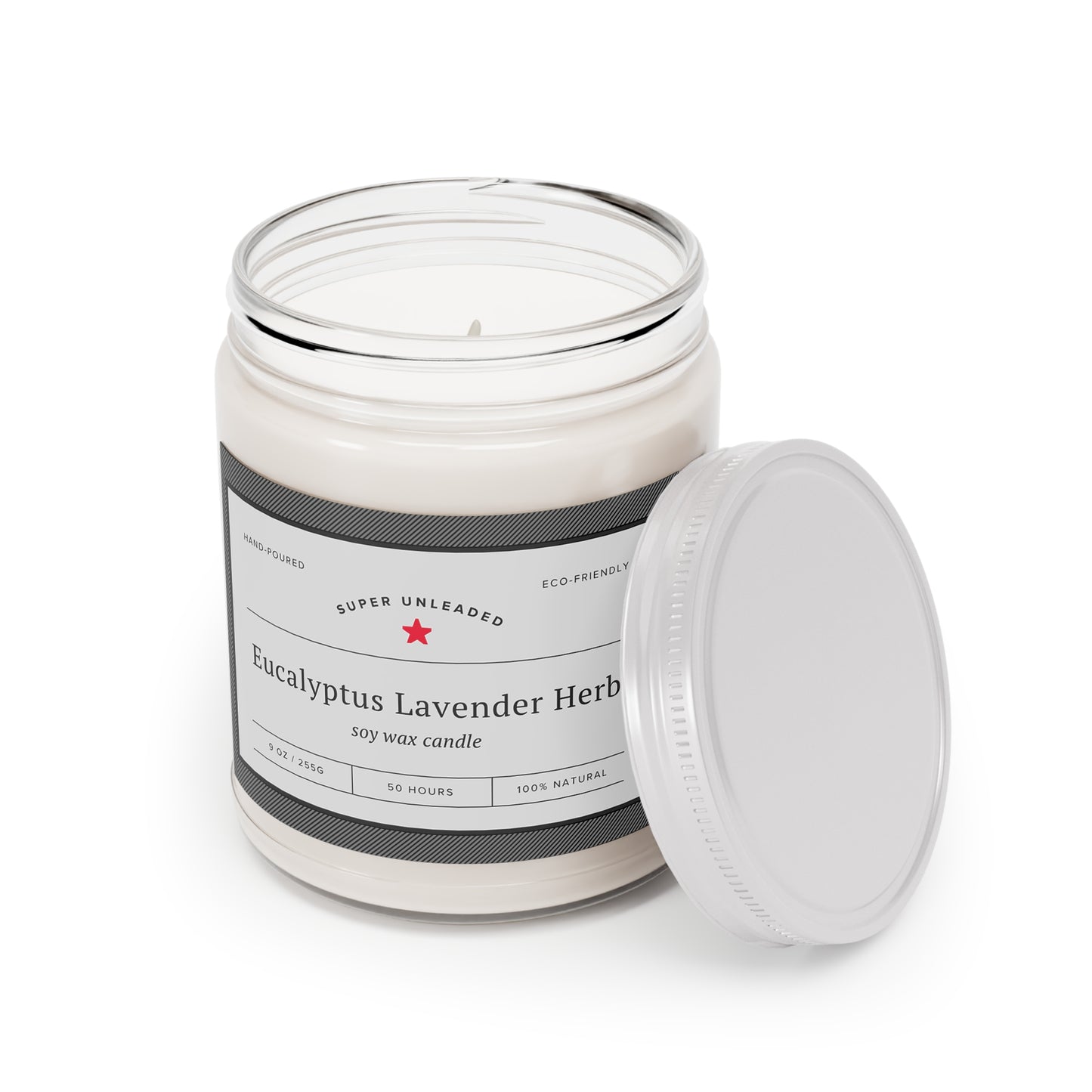 Botanical Collection Soy Candle Fragrances — 9oz Scented Jar with White Lid