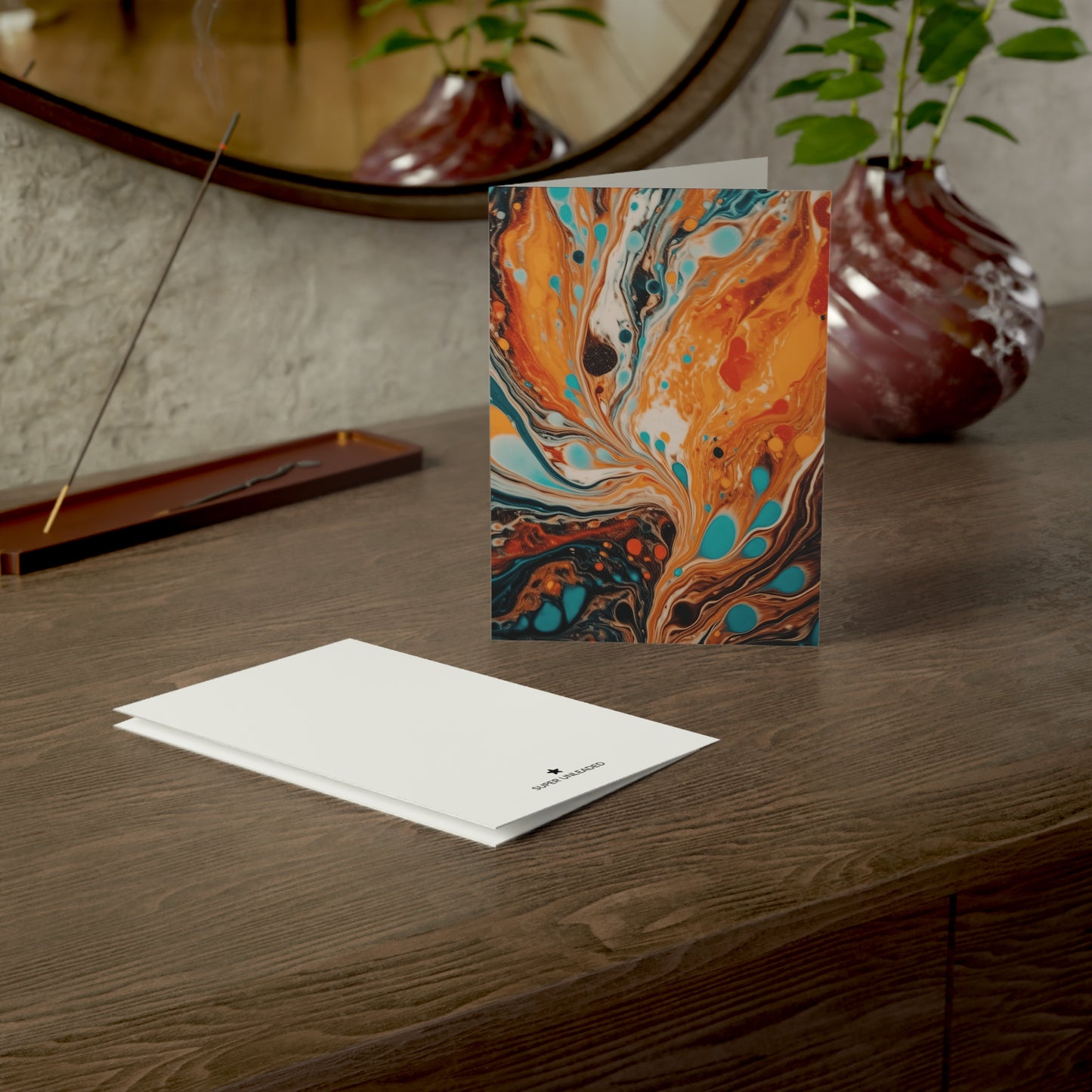 Colorful Flow — Blank Cards (Set of 10)