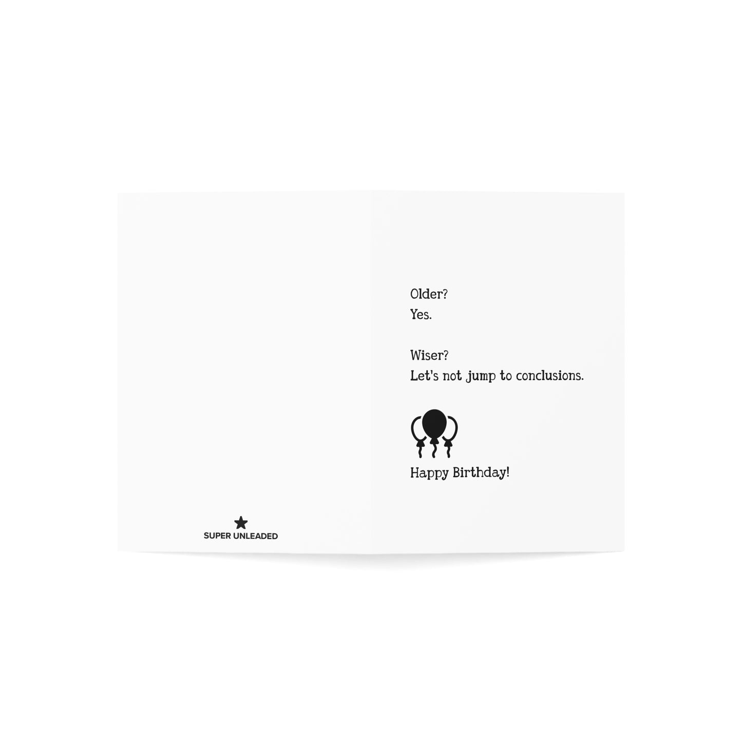 Wiser Birthday Card — Blank Cards (Set of 10)