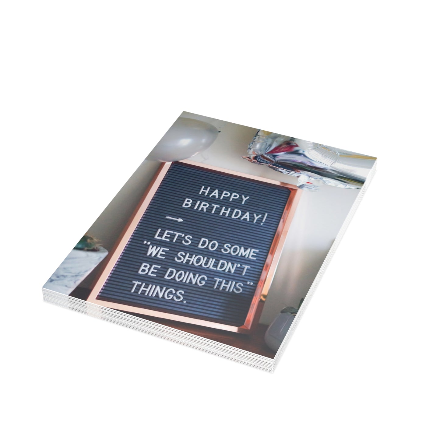Do Things on Your Birthday — Blank Cards (Set of 10)