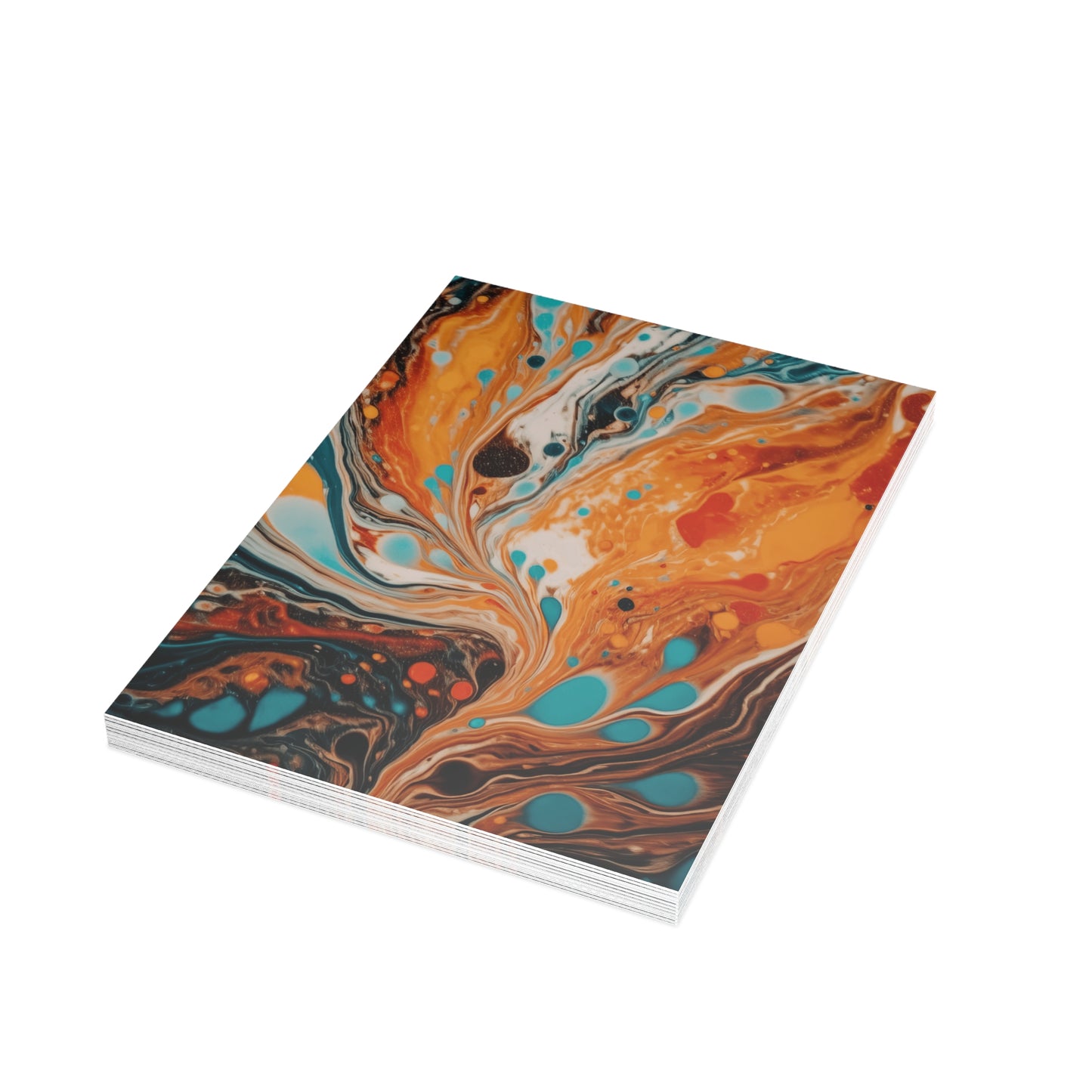 Colorful Flow — Blank Cards (Set of 10)