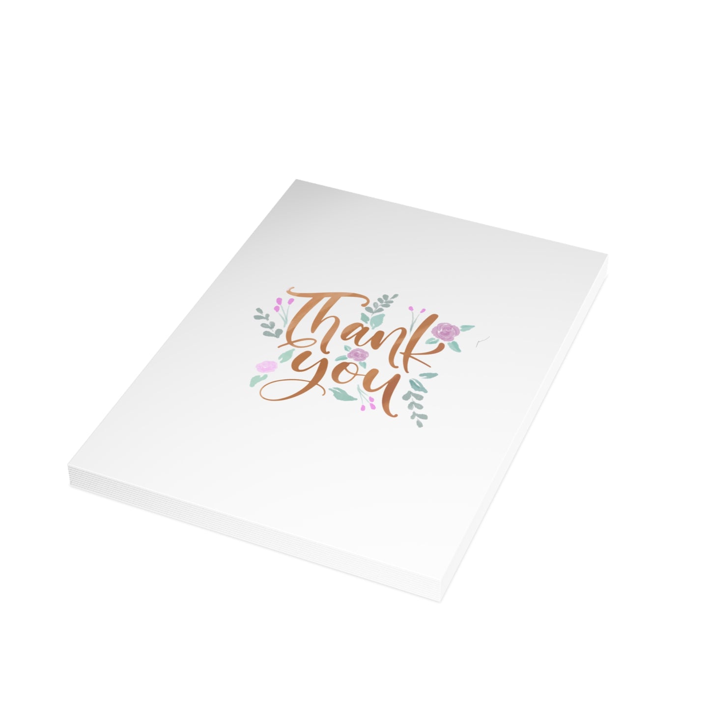 Watercolor Thank You Card — Blank Cards (Set of 10)