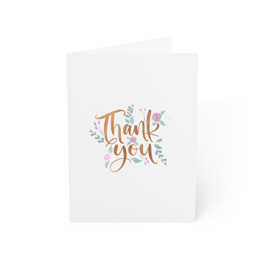 Watercolor Thank You Card — Blank Cards (Set of 10)