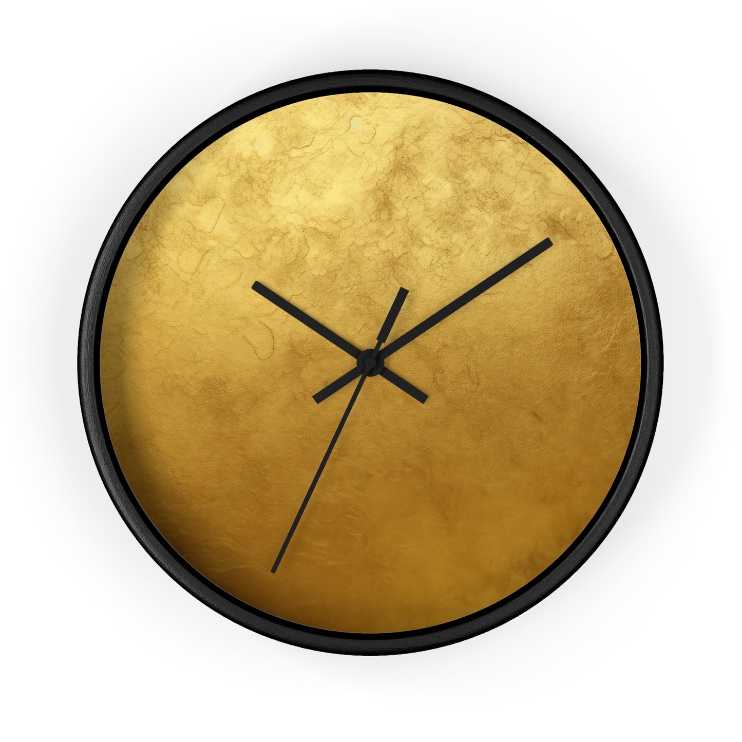 Gold Texture Wall Clock
