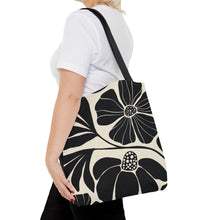 Load image into Gallery viewer, Flower Silhouette Tote Bag
