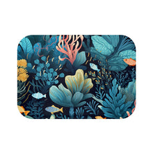 Load image into Gallery viewer, Underwater Fishes Bath Mat
