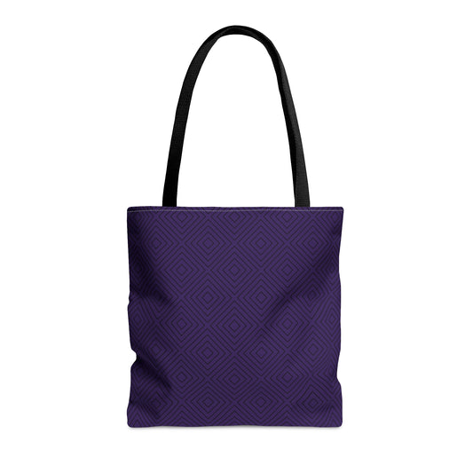 Purple Diamond Tote Bag