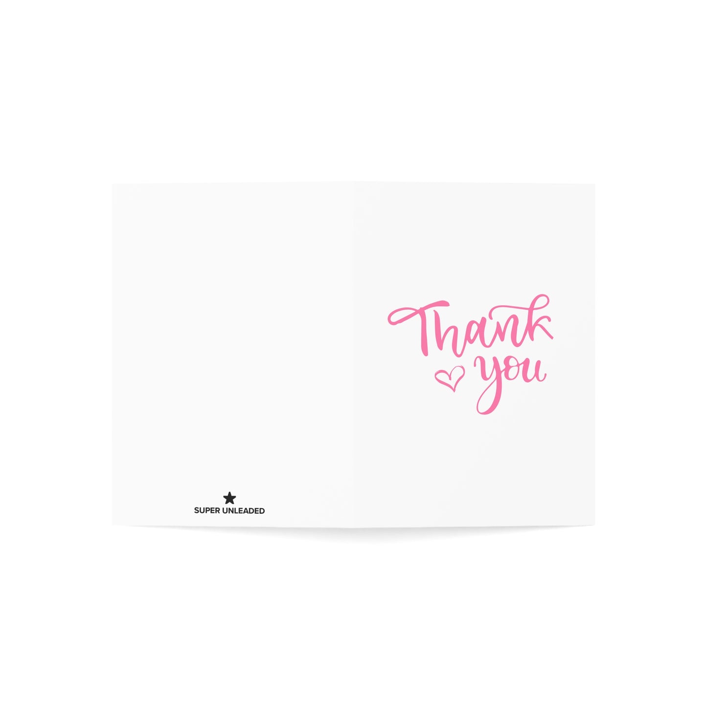 Hot Pink Thank You Card — Blank Cards (Set of 10)