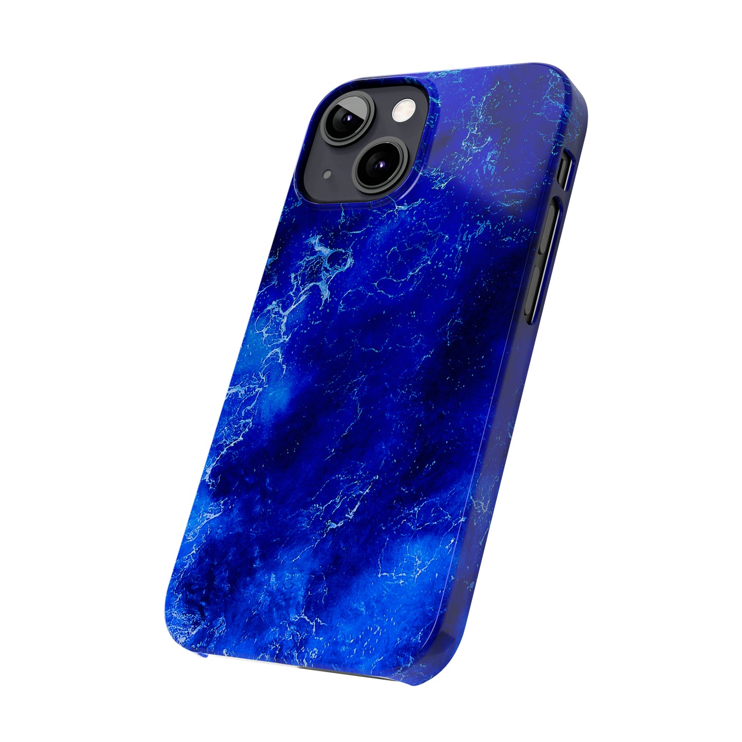 Dark Blue Ocean Slim Phone Cases