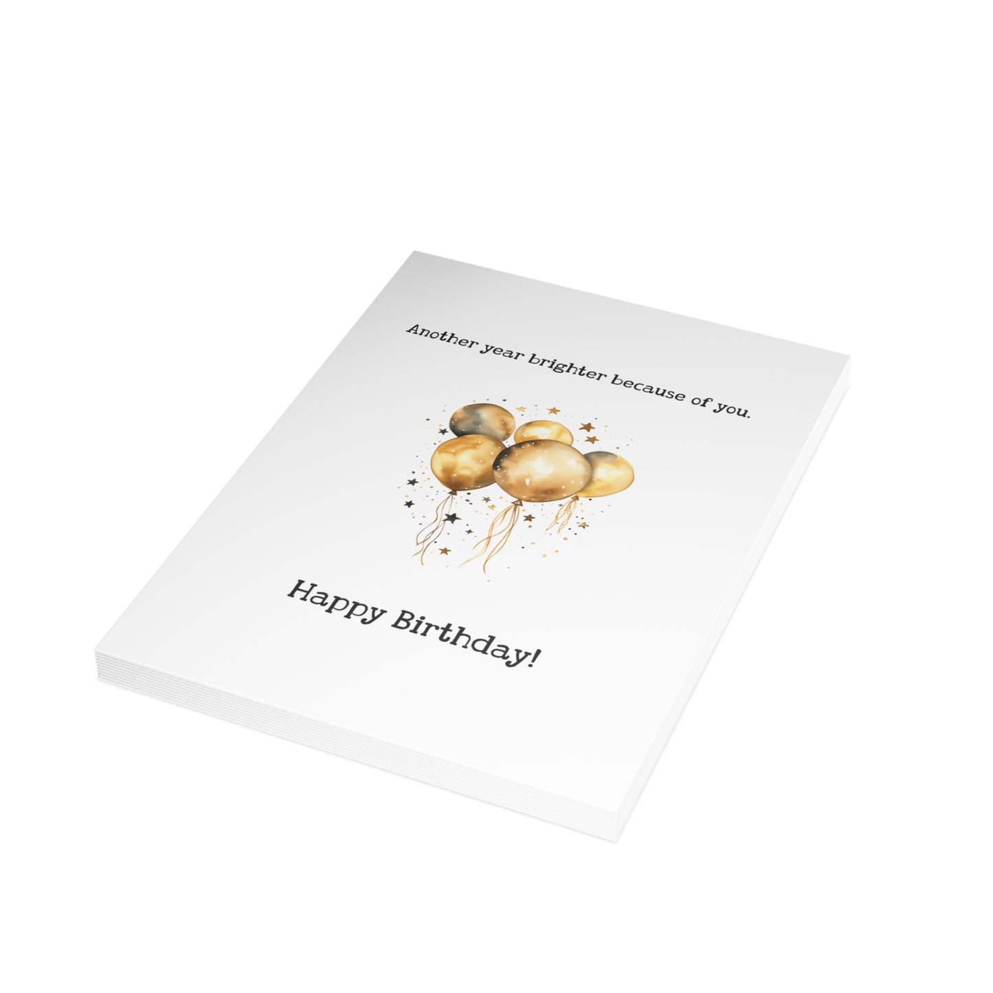 Another Year Brighter Birthday Card — Blank Cards (Set of 10)
