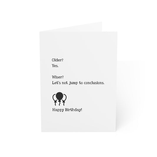 Wiser Birthday Card — Blank Cards (Set of 10)