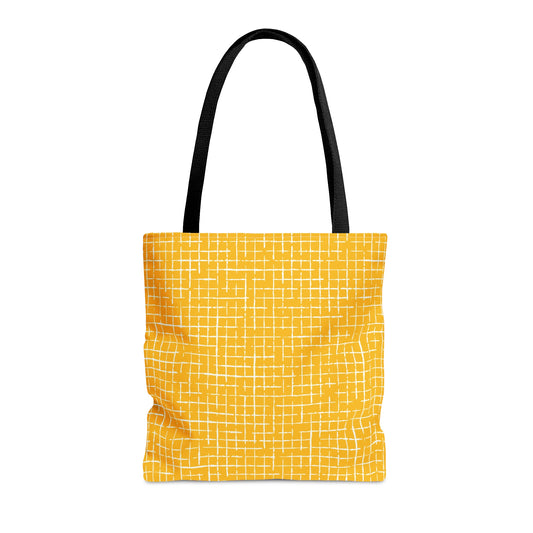 Yellow Maze Tote Bag