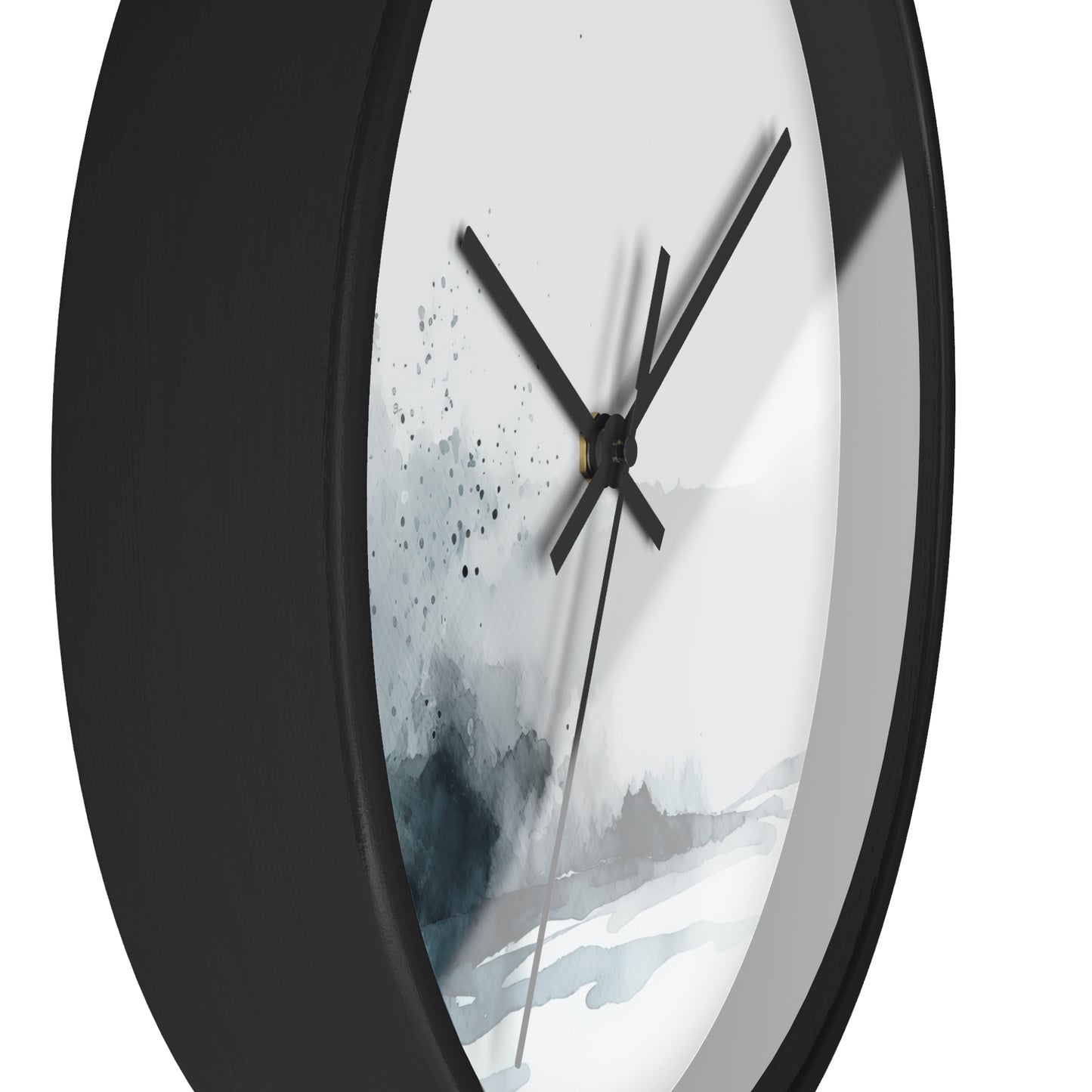Watercolor Abstract Splash Wall Clock