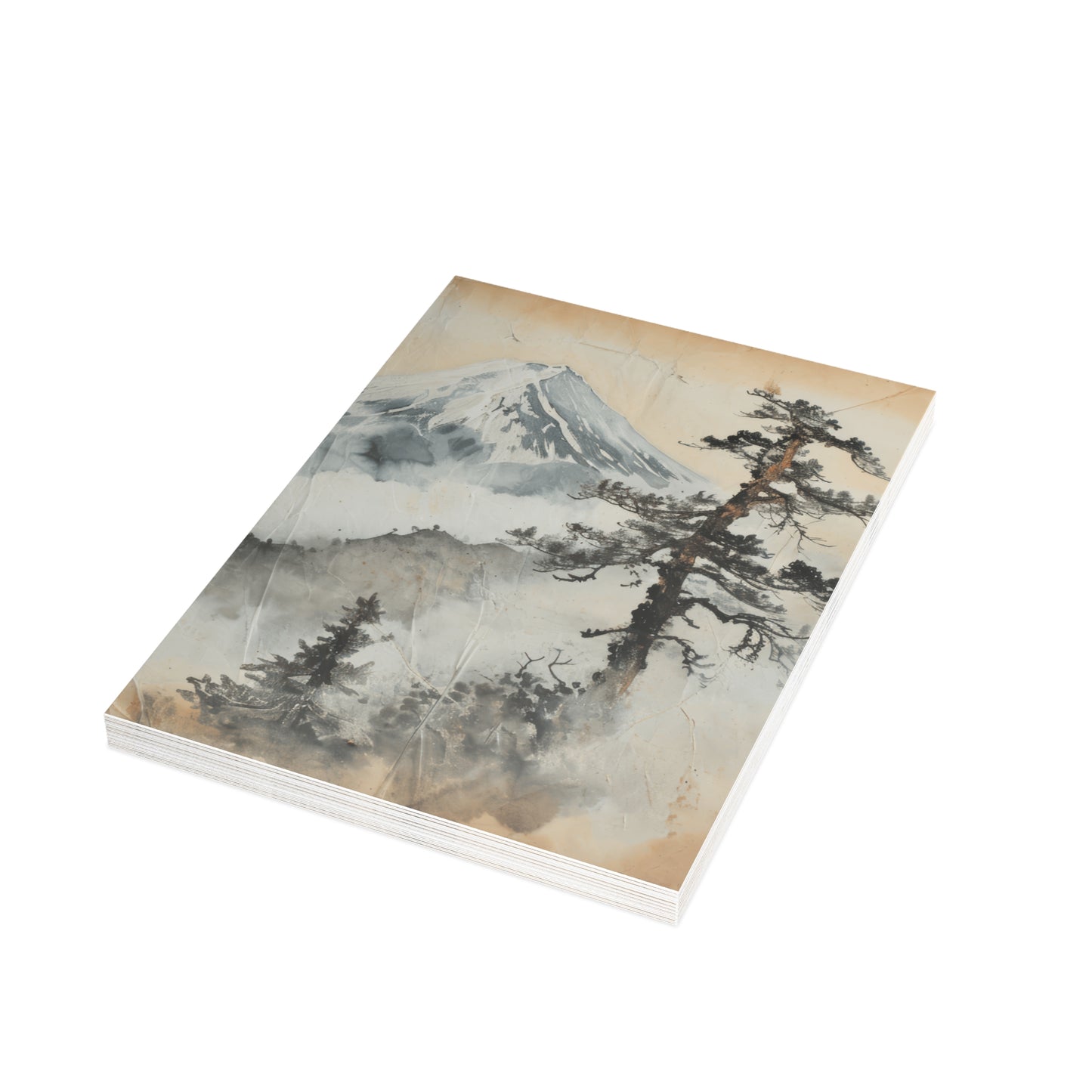 Mountain Mist Painting — Blank Cards (Set of 10)