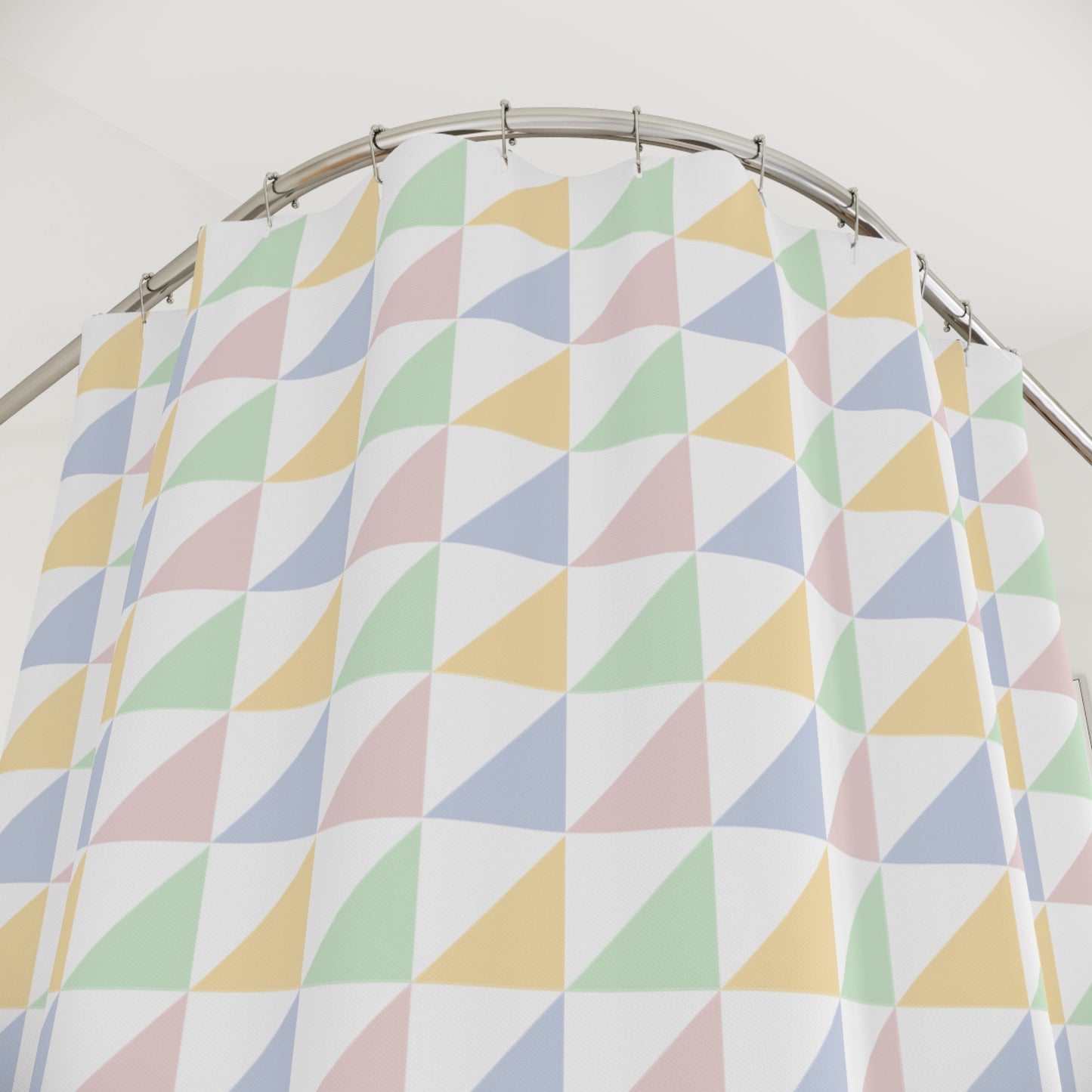 Colorful Triangles Shower Curtain