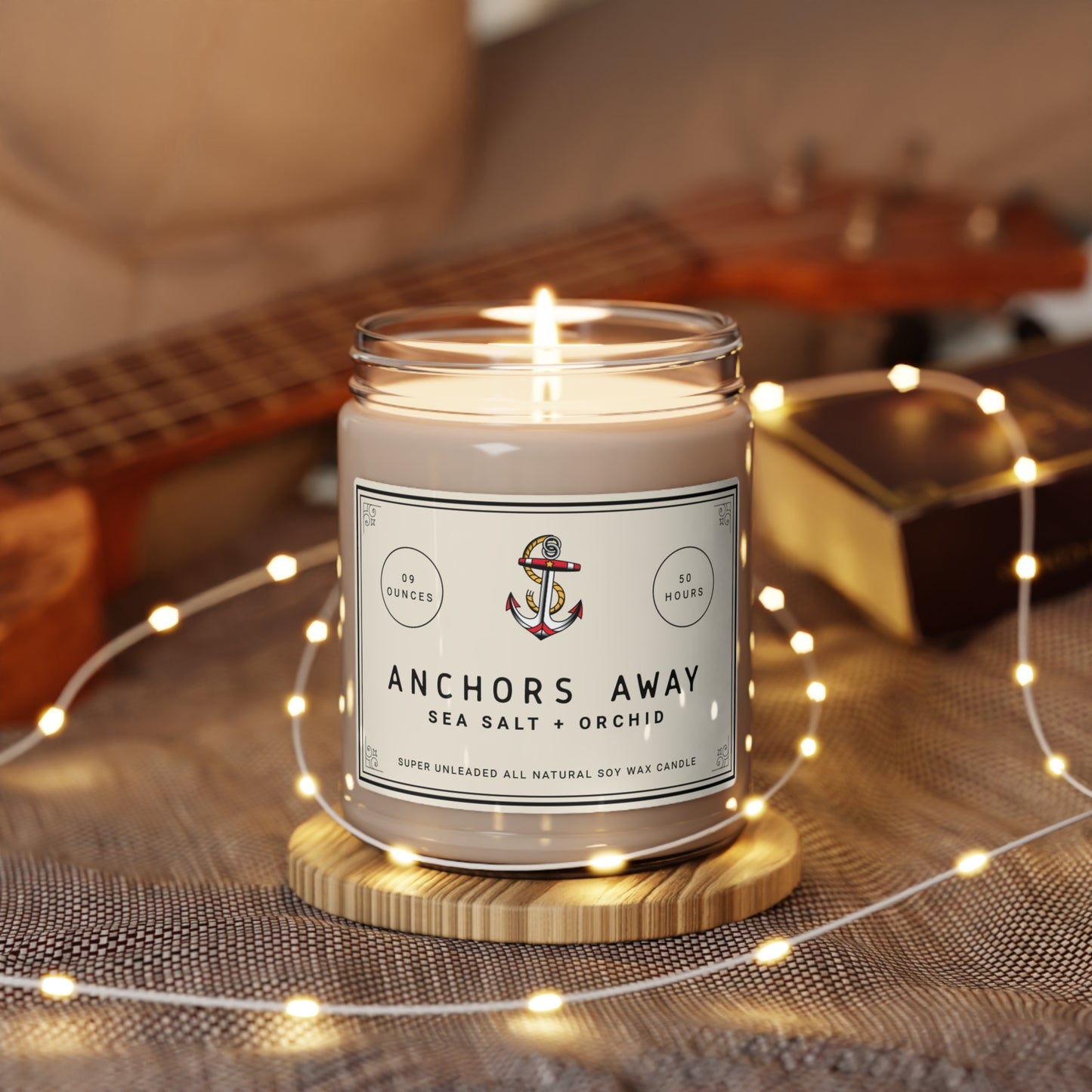 Anchors Away (Sea Salt + Orchid) Soy Candle