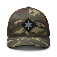 Load image into Gallery viewer, Star Logo Camouflage Trucker Hat
