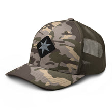 Load image into Gallery viewer, Star Logo Camouflage Trucker Hat
