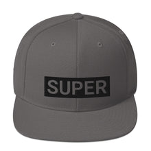 Load image into Gallery viewer, Black Logo Snapback Hat
