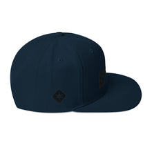 Load image into Gallery viewer, Black Logo Snapback Hat
