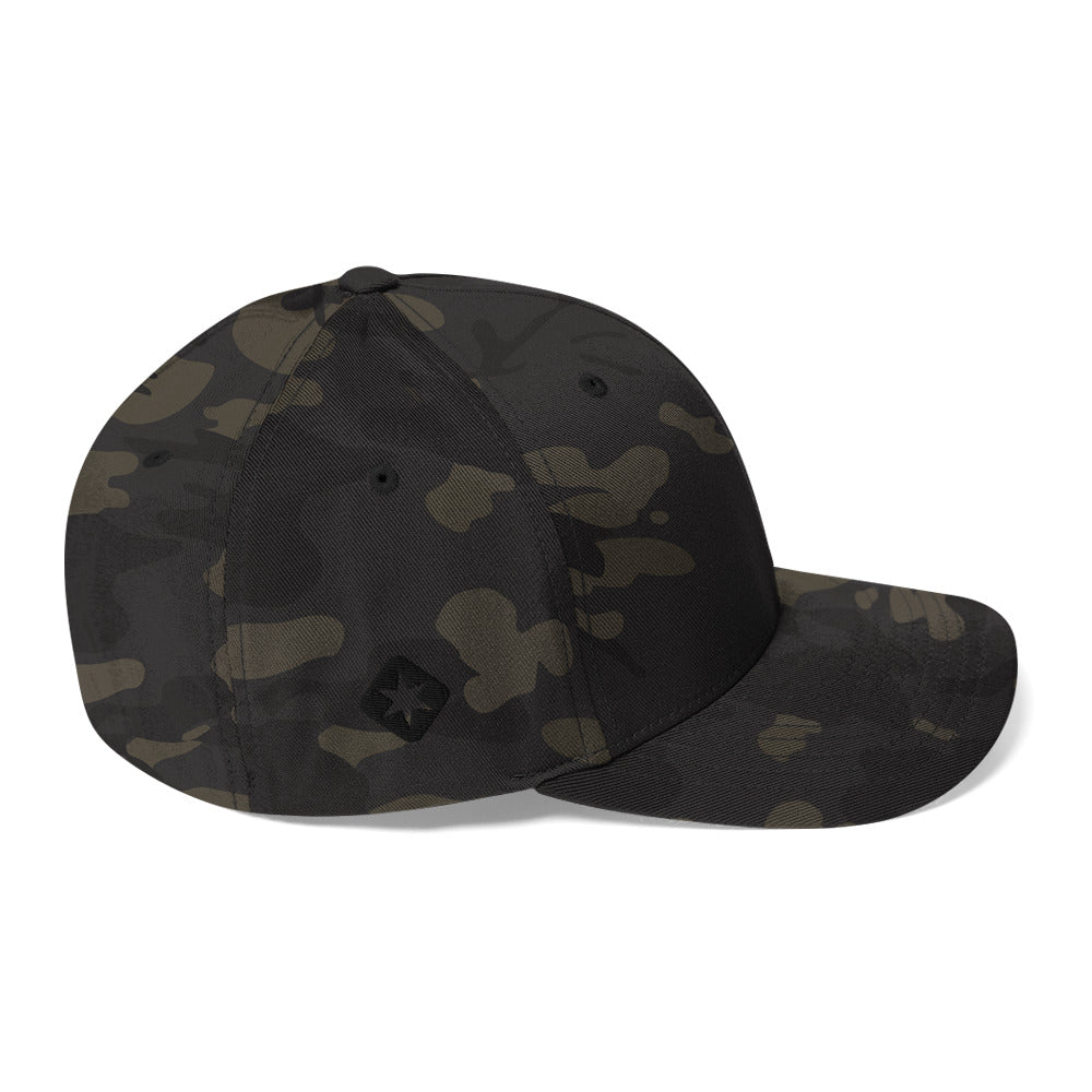 Structured Twill Camouflage Cap