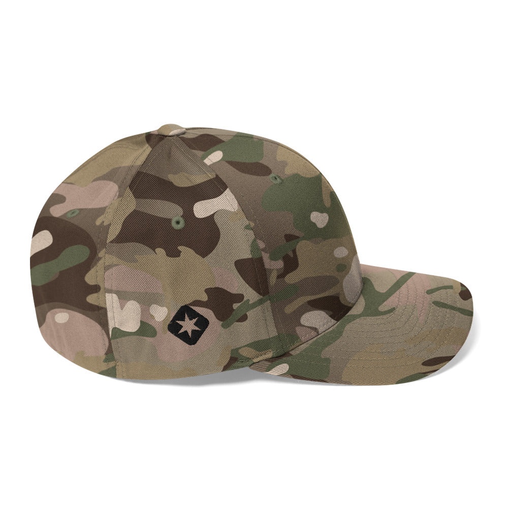 Structured Twill Camouflage Cap