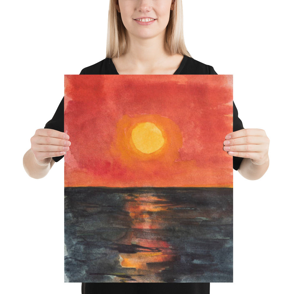 Sunset Art Poster