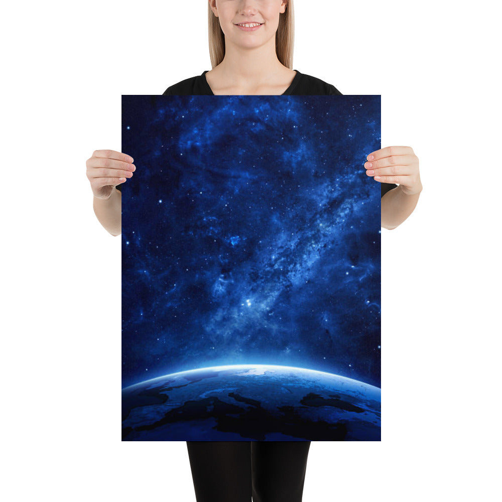 Earth At Night Poster