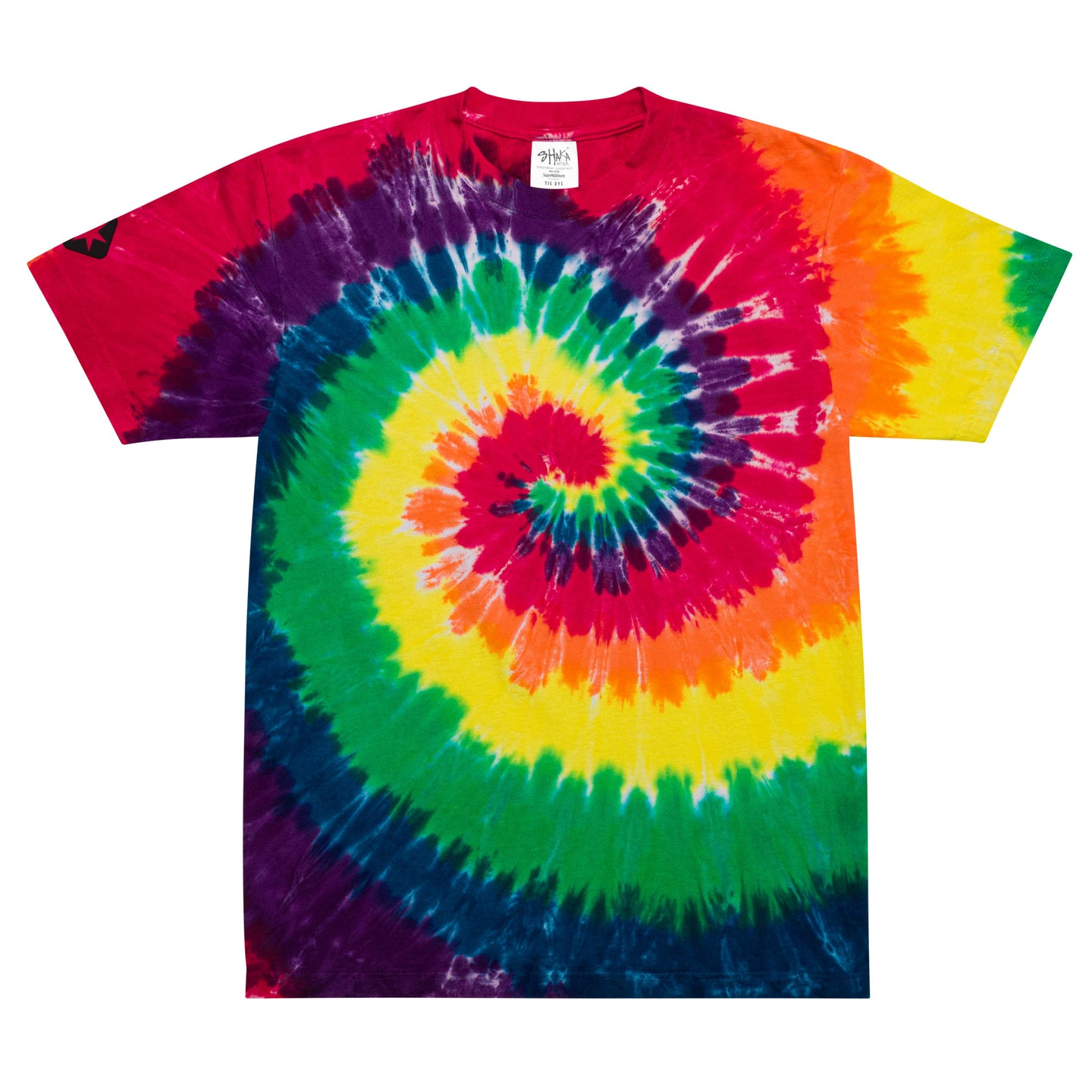 Rainbow Oversized Tie-dye T-shirt