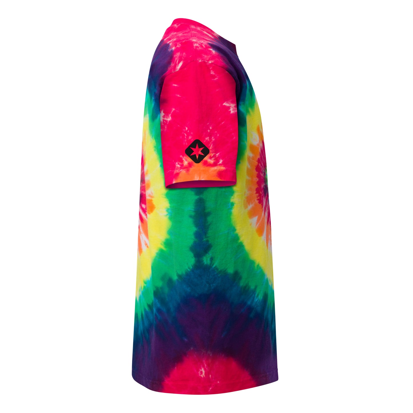 Rainbow Oversized Tie-dye T-shirt