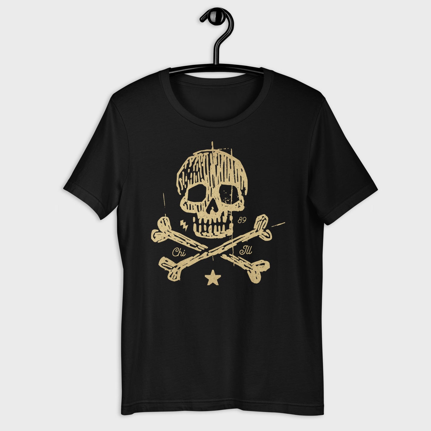 Distressed Skull Unisex T-shirt