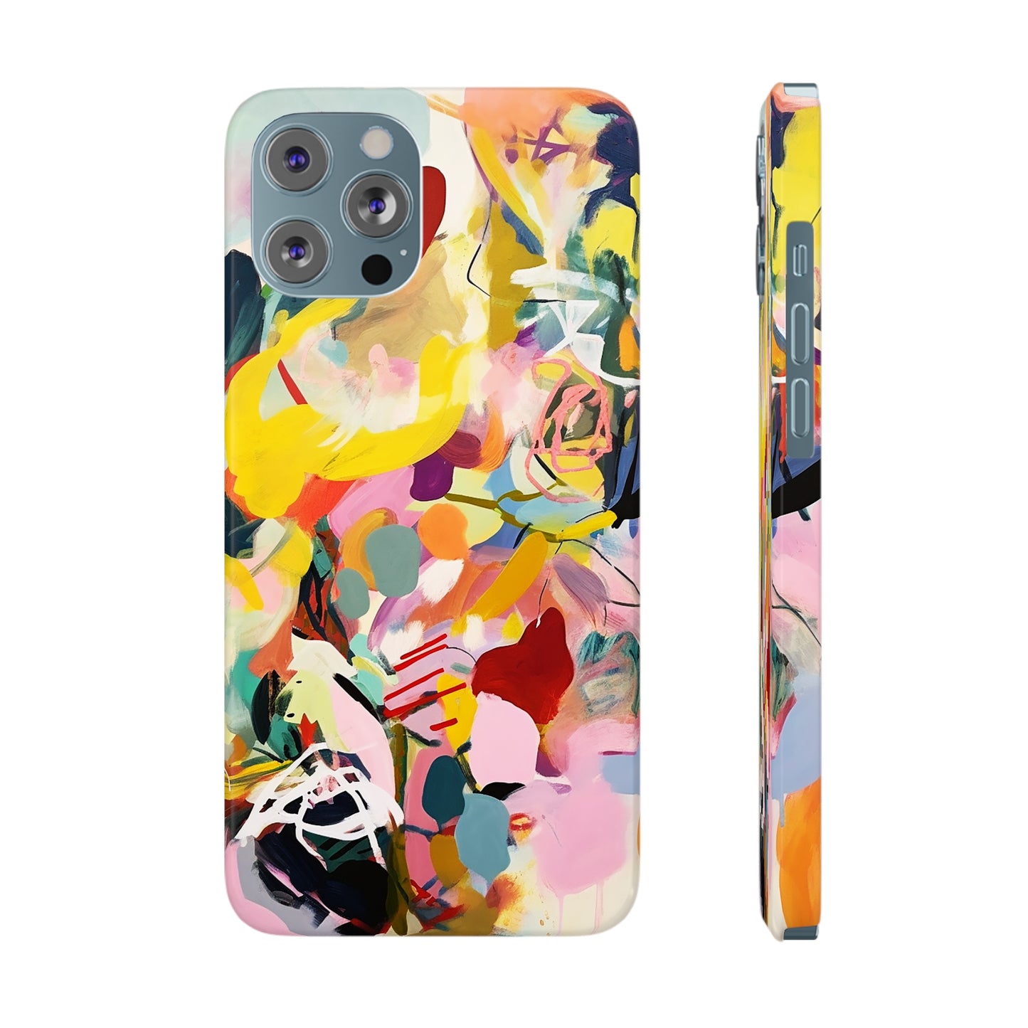 Bright Abstract Slim Phone iCases