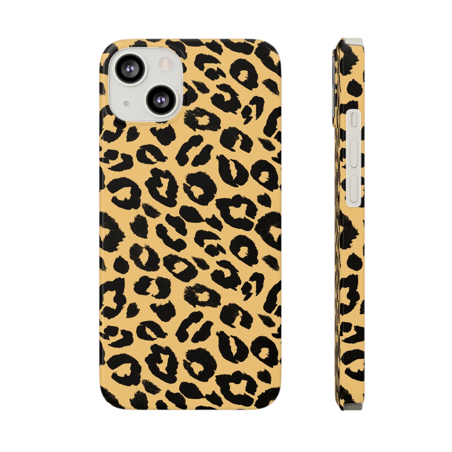 Leopard Print Slim iPhone Cases
